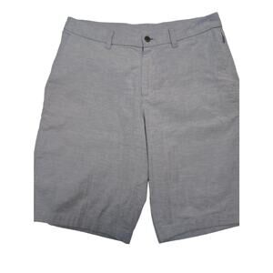 lululemon athletica Gray Men Shorts Flat Front